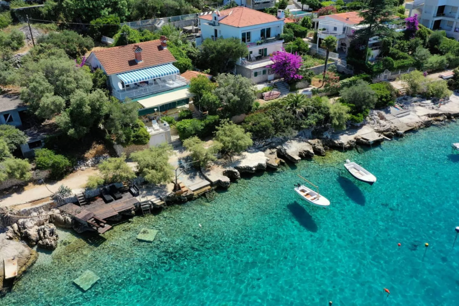 Holiday Home by the Sea with Terrace & Ocean Views on Čiovo - Two Bedroom Holiday Home - Uitzicht