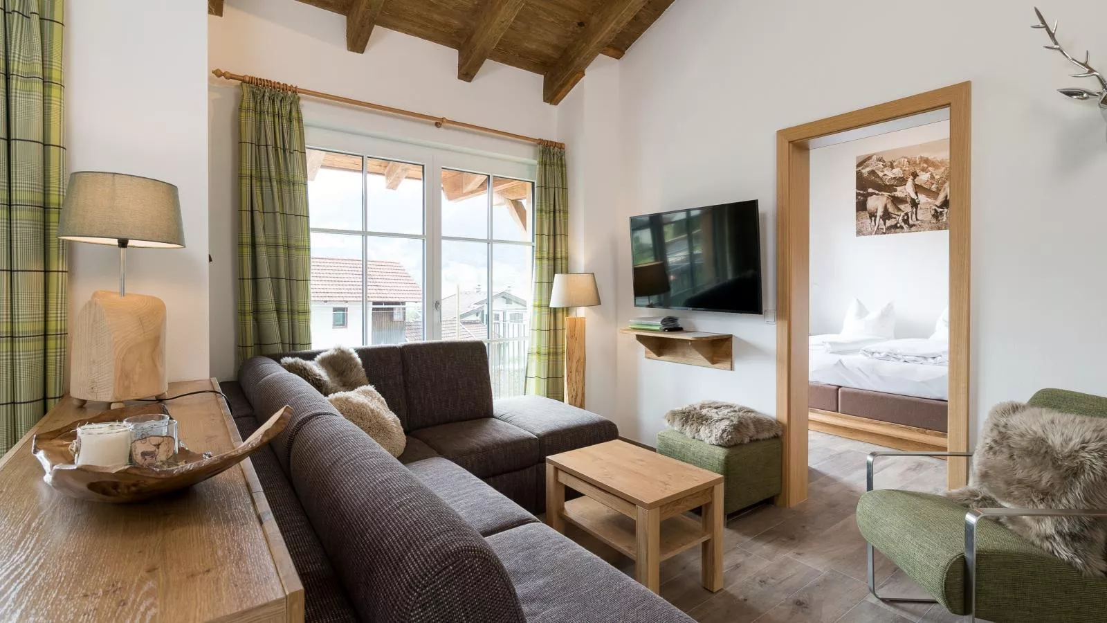 Luxury Tauern Suite Walchen Kaprun 4-Woonkamer