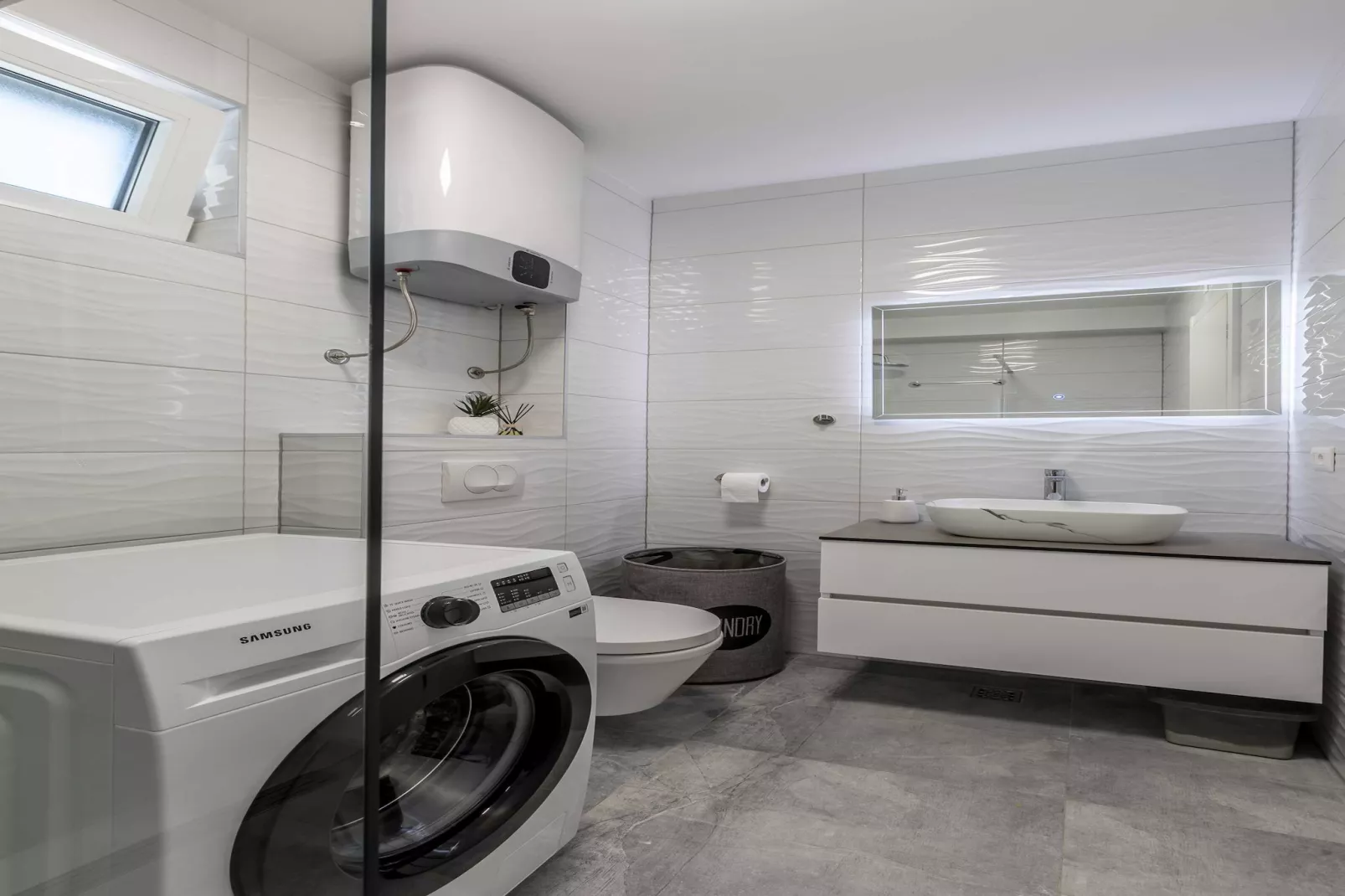 Scenic Kastel Luksic Apartments - One Bedroom Apartment (owner sjever manji) - Badkamer