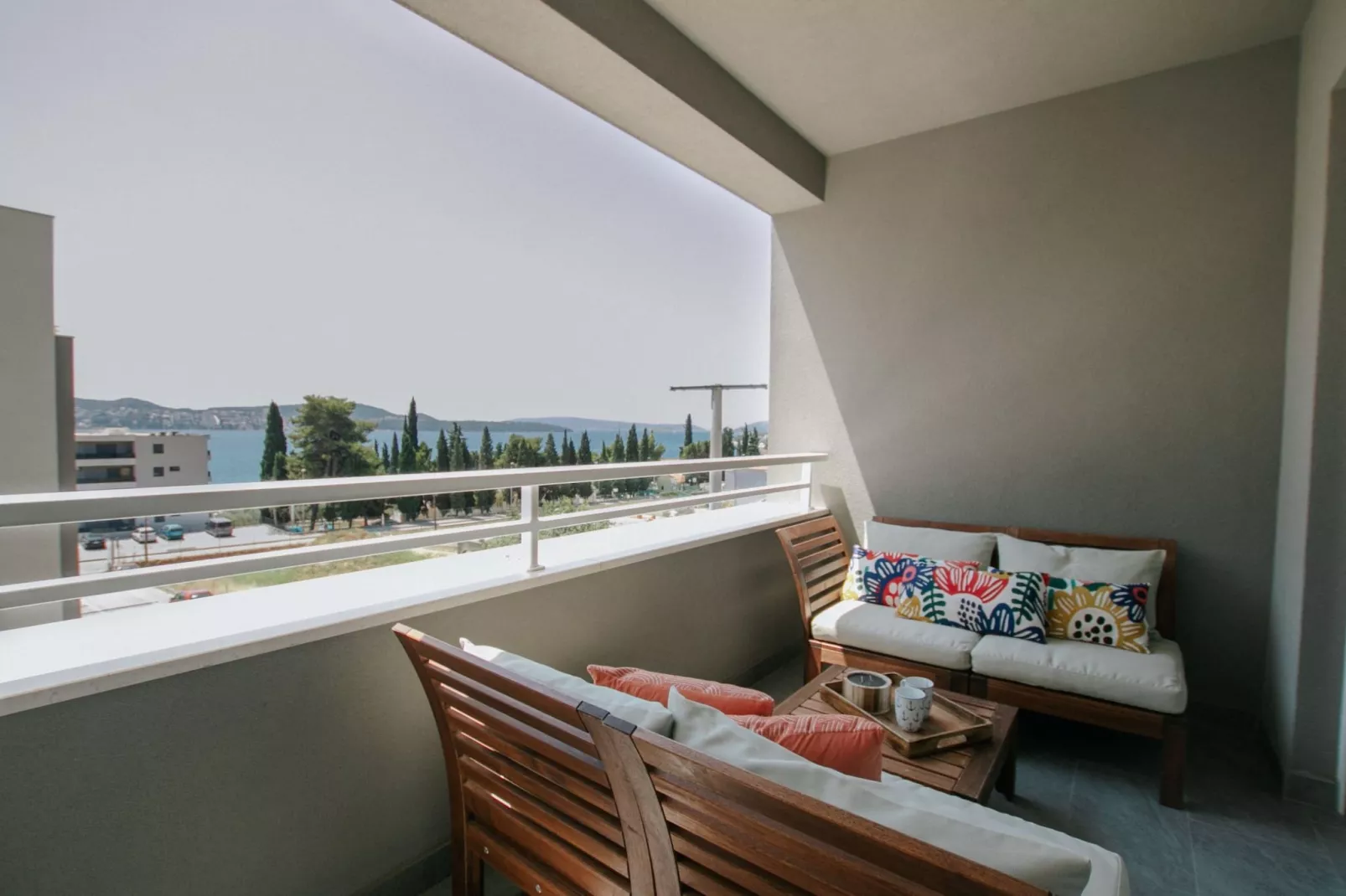 Scenic Sea View Apartment Trogir - Two Bedroom Apartment with Balcony and Sea View - Uitzicht