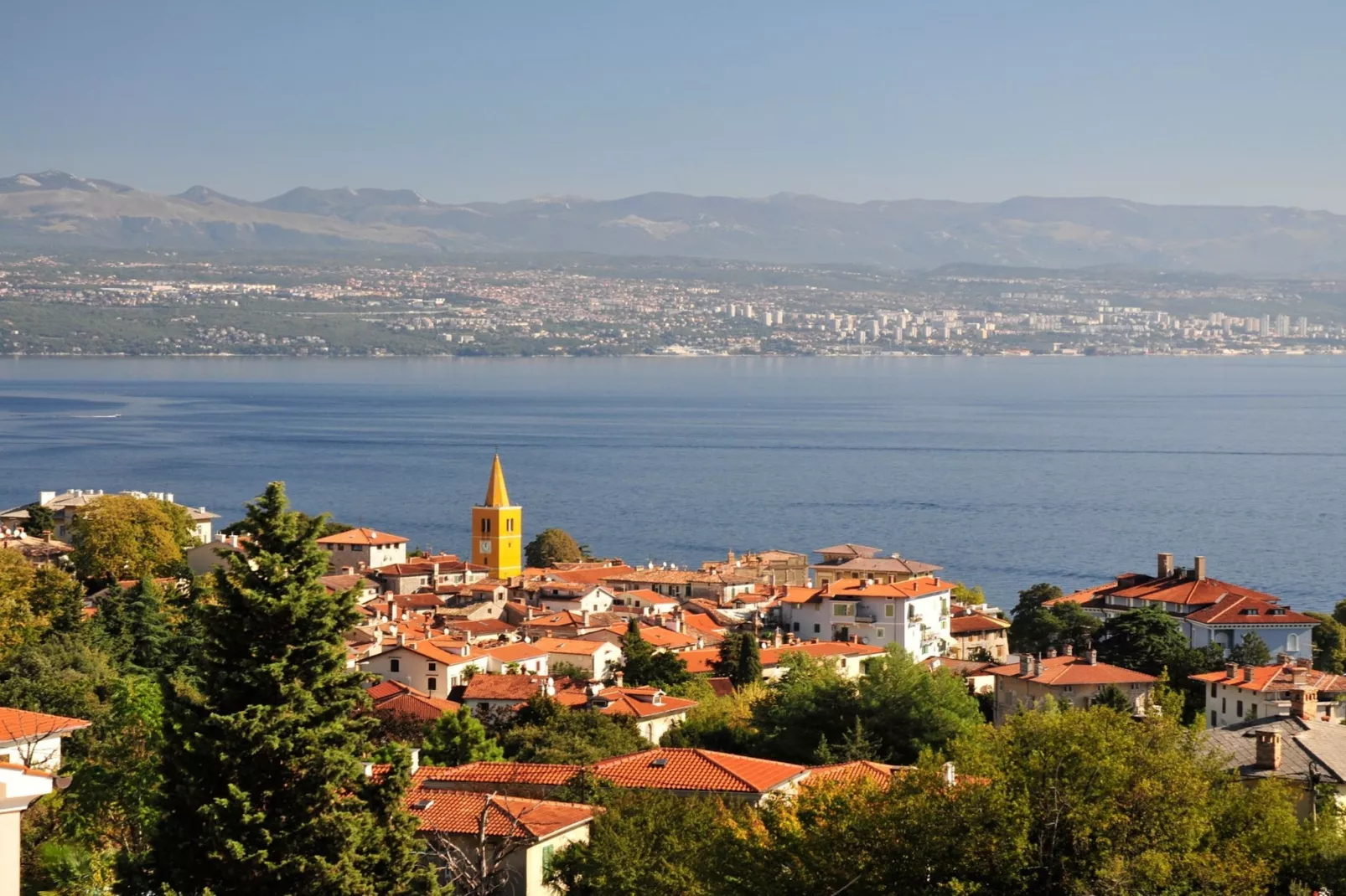 Stylish Lovran Sea View Apartments - Studio Apartment with Balcony and Sea View - Buitenlucht