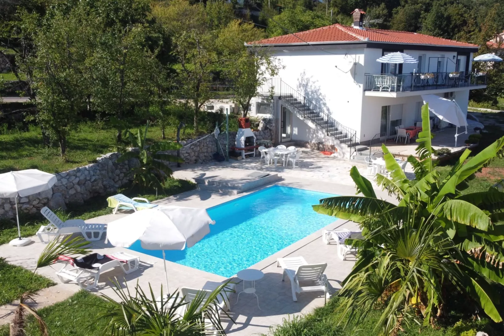 Luxury Lovran Apartments with Swimming Pool - Standard One Bedroom Apartment - Zwembad