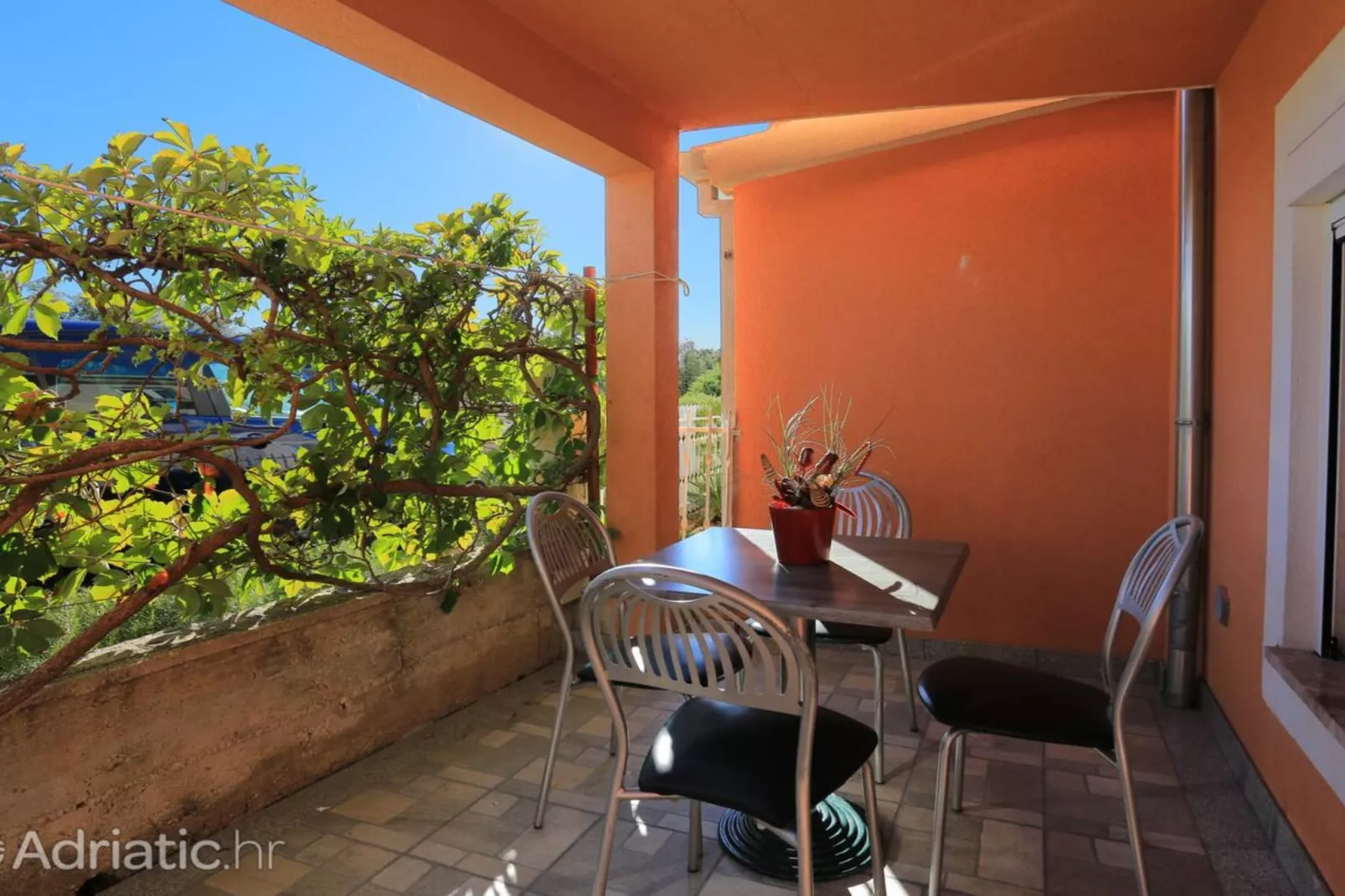 Holiday Home Nada Rogoznica - Six Bedroom Holiday Home - Terrasbalkon