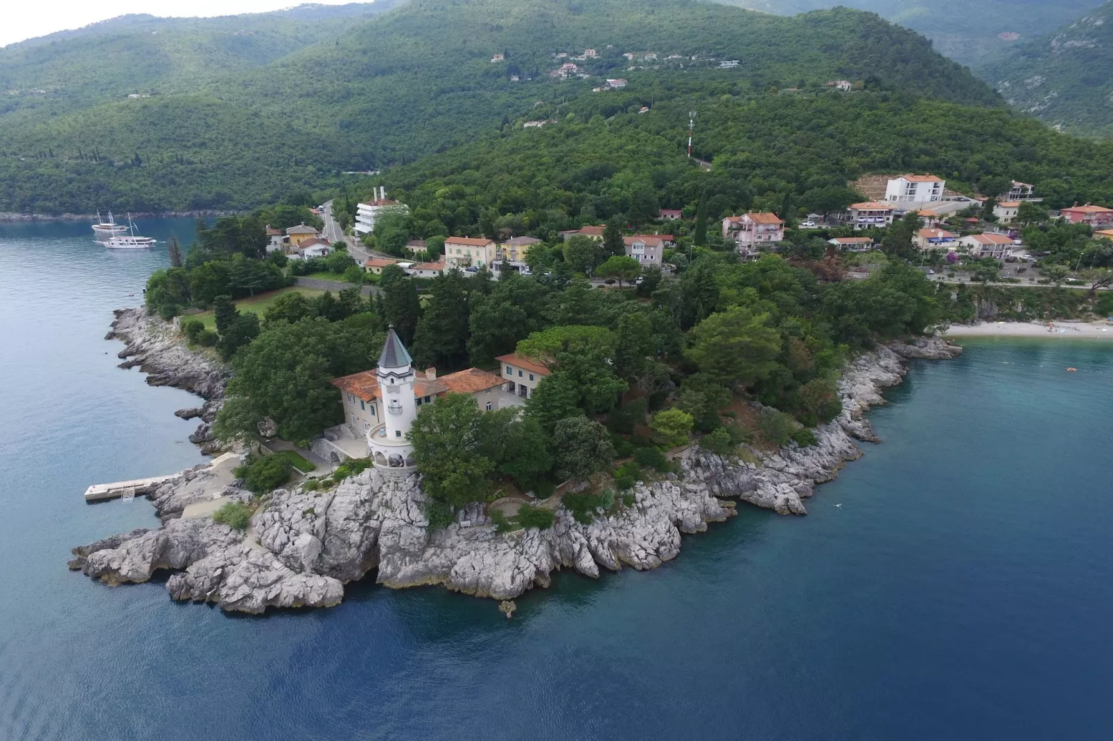 Splendid Beachfront Medveja Apartments - One Bedroom Apartment with Terrace and Sea View 4 - Uitzicht