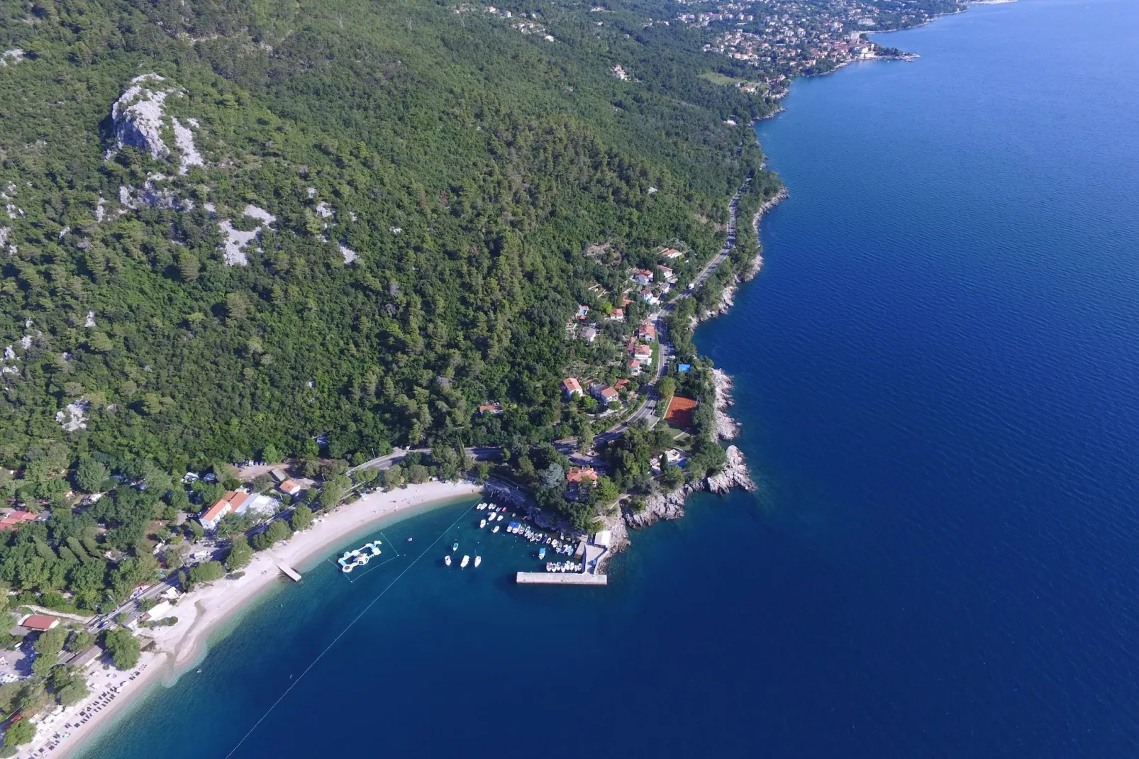 Splendid Beachfront Medveja Apartments - One Bedroom Apartment with Terrace and Sea View 4 - Uitzicht