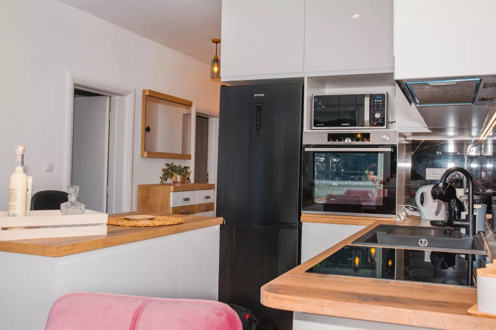 Apartment Matko - Two Bedrom Apartment with Beach View - Keuken