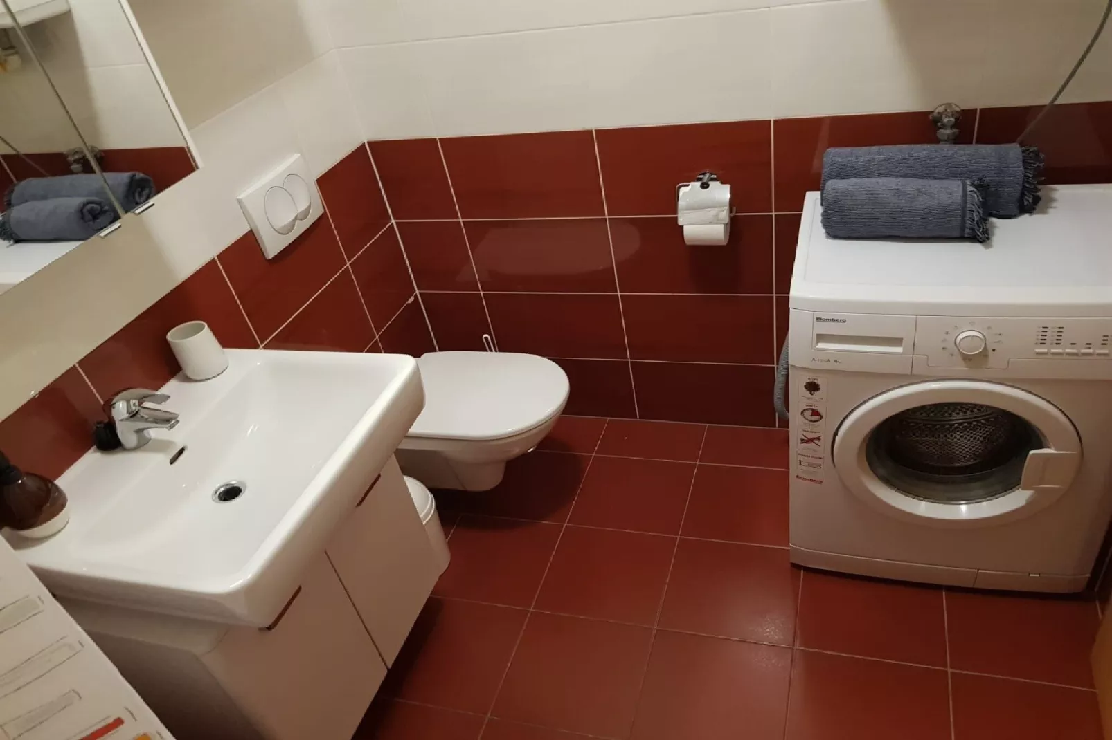 Apartment Aurelia Arena - One Bedroom Apartment - Badkamer