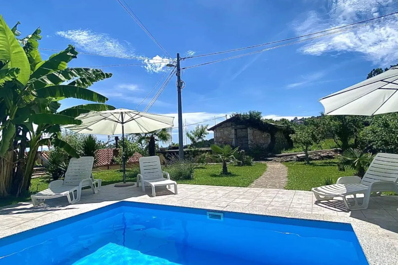 Luxury Lovran Apartments with Swimming Pool - Classic One Bedroom Apartment - Zwembad