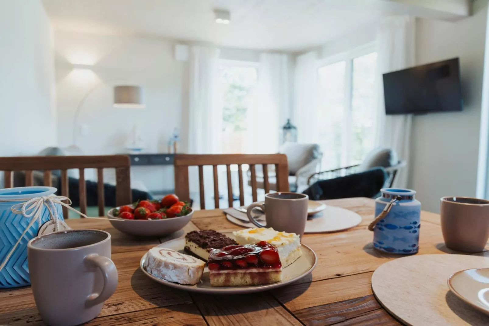 Vakantiehuis met terras in Sagard - Binnen