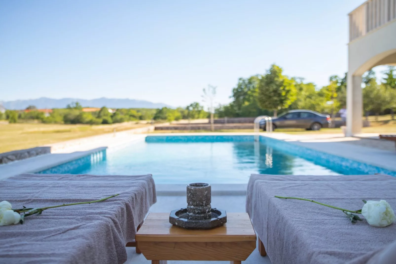 Idyllic Getaway Lovrec Villa with Pool - Five Bedroom Villa with Pool - Zwembad