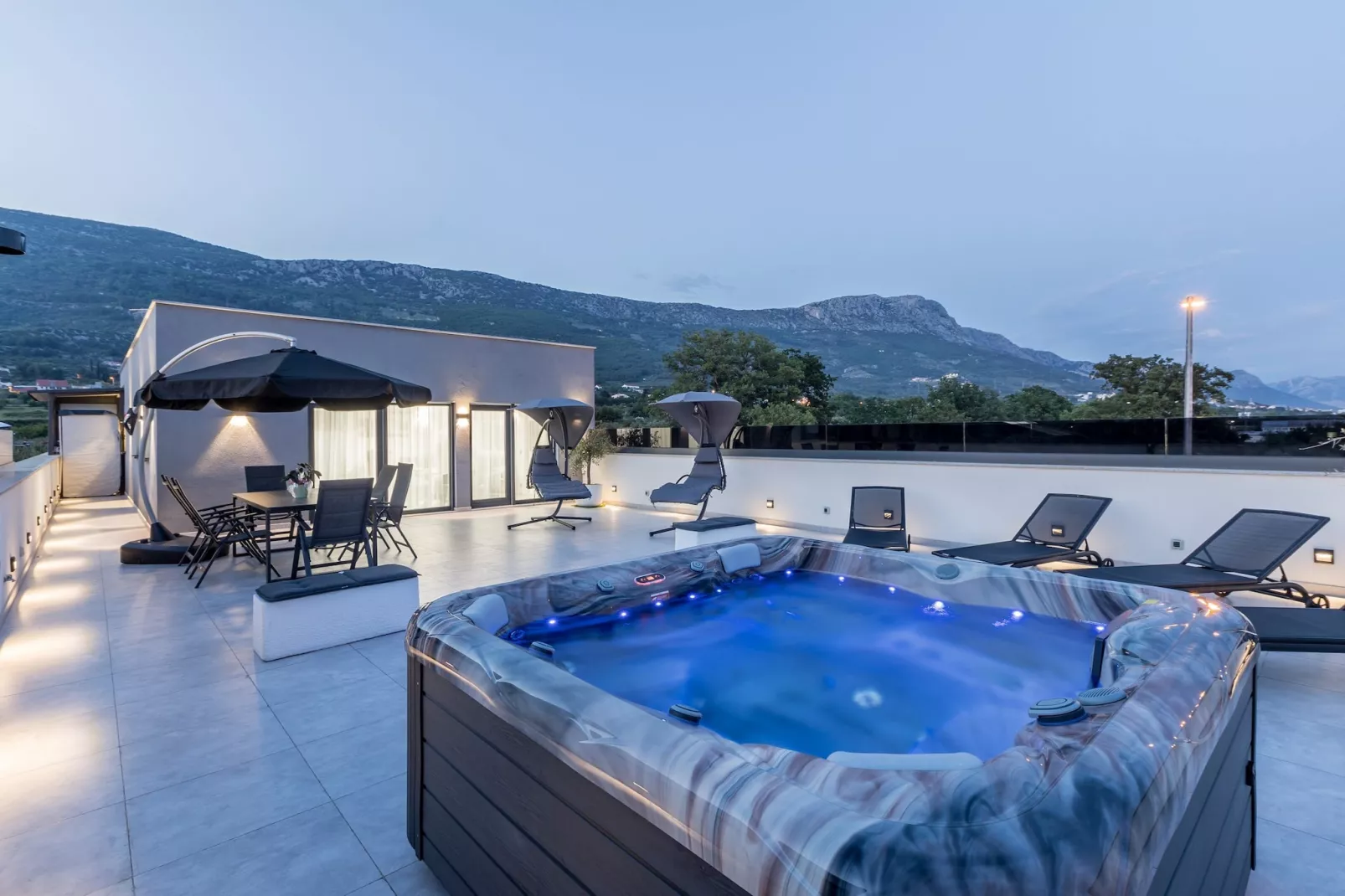Scenic Kastel Luksic Apartments - Two Bedroom Apartment (owner Penthouse) - Terras