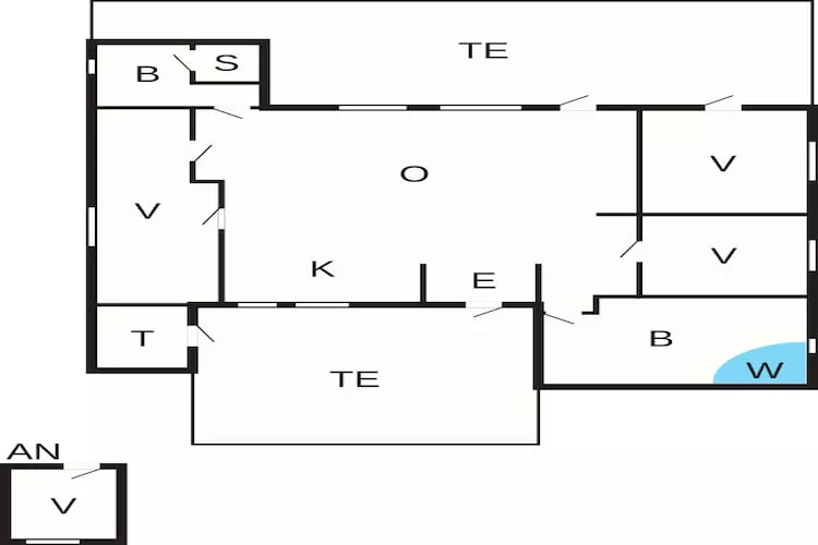 Kustcharme in de natuur -- By Traum Ferienwohnungen - Plattegrond