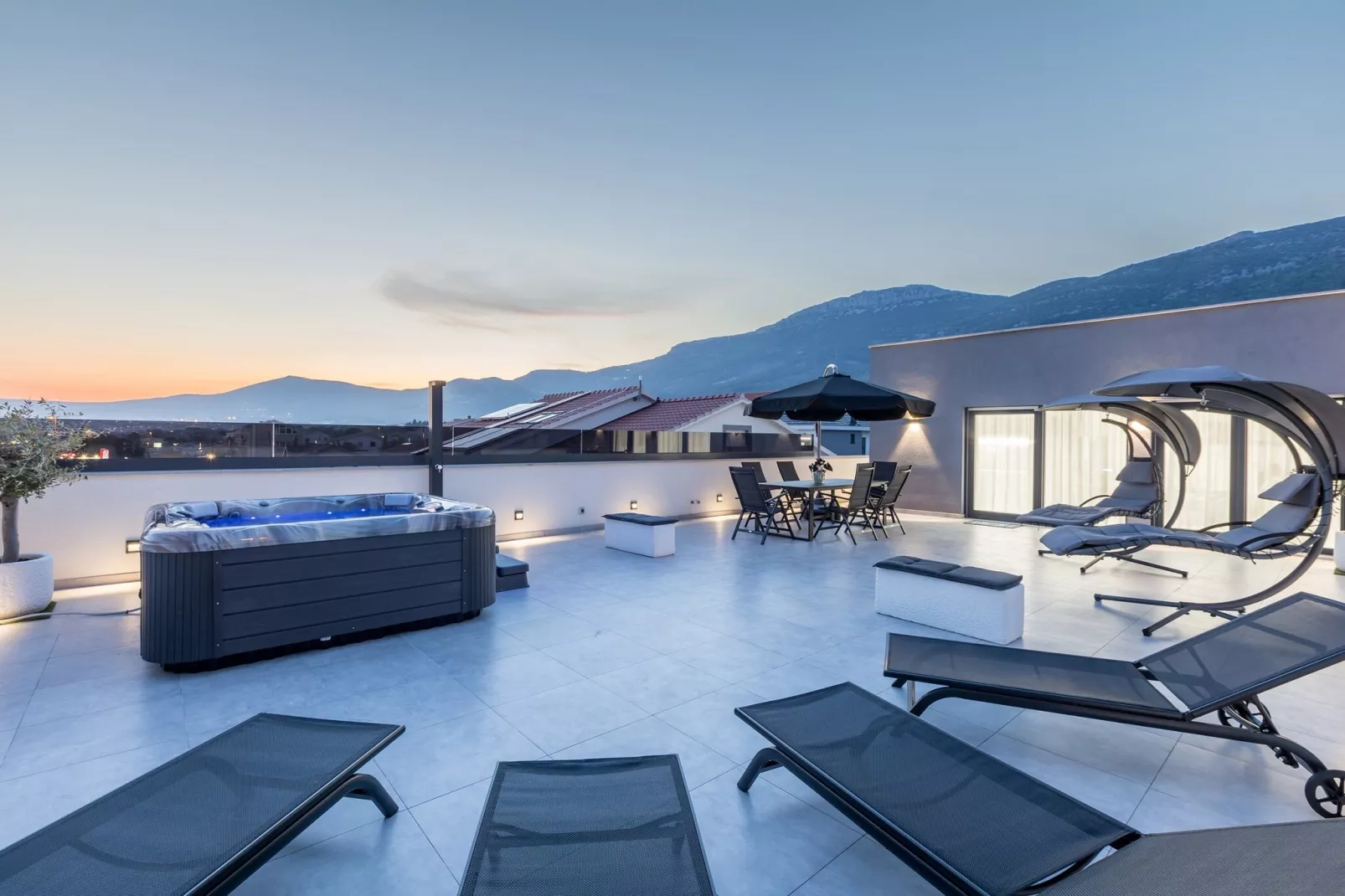 Scenic Kastel Luksic Apartments - Two Bedroom Apartment (owner Penthouse) - Terras