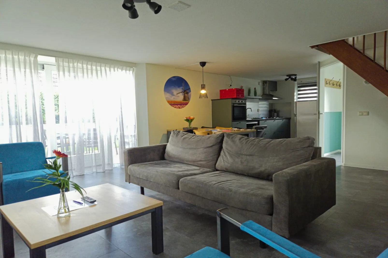 Bungalow 5-persoons - Woonkamer