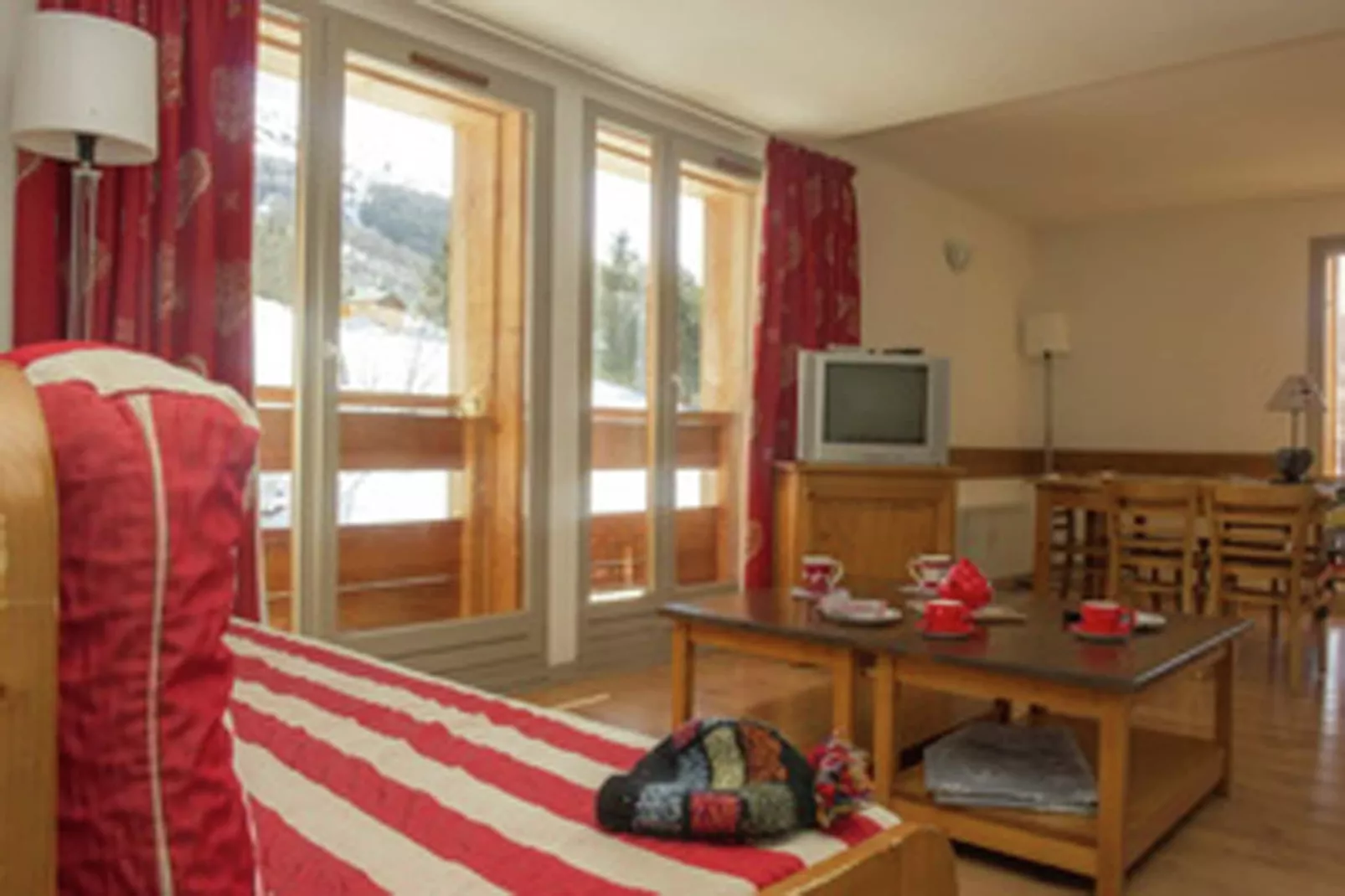 Residence Le Hameau de Valloire 5 - Woonkamer