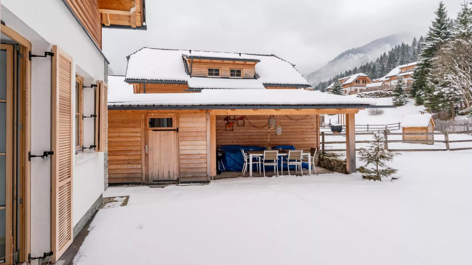 Villa Petra - Tuin winter