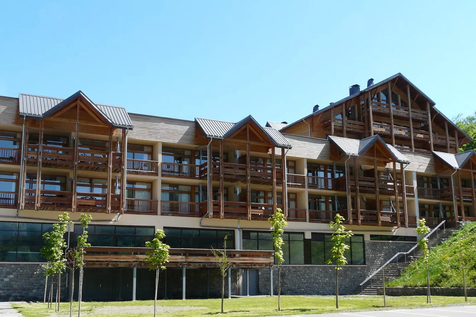 Residence Le Hameau de Valloire 3 - Buitenkant zomer