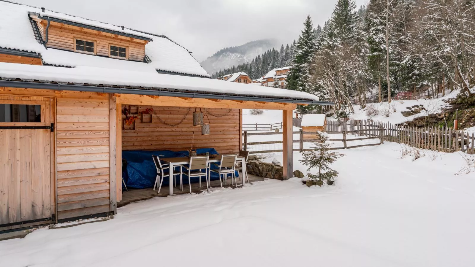 Villa Petra - Tuin winter