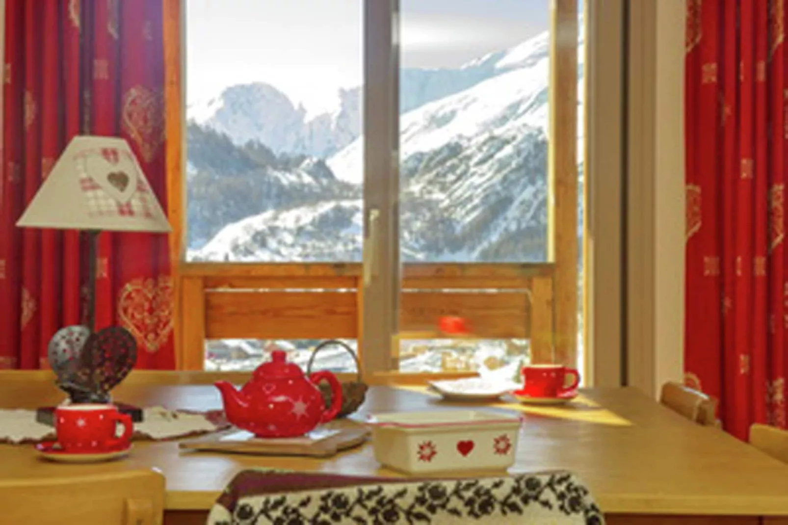 Residence Le Hameau de Valloire 5 - Woonkamer