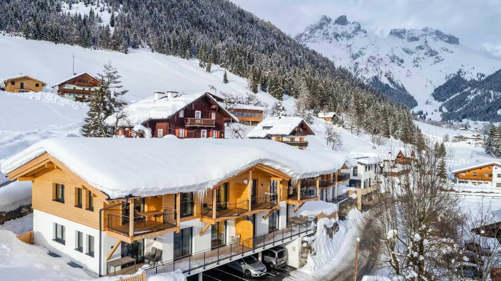 Werfenblick und Bergblick-Exterieur winter