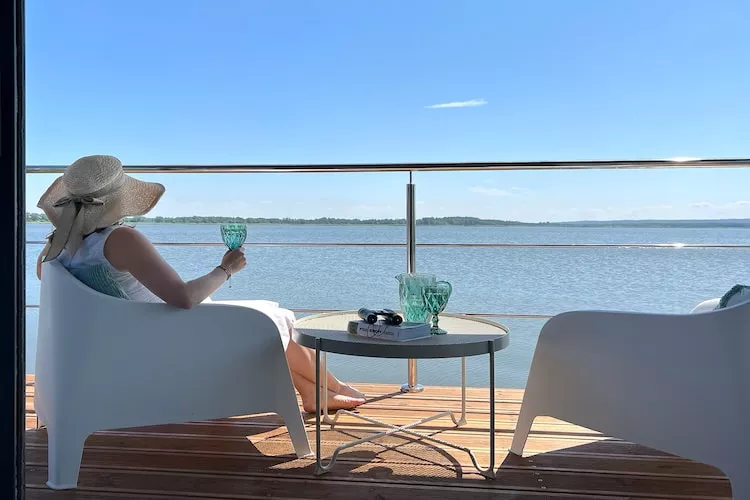 Domek na wodzie dla 5 osób - Terrasbalkon