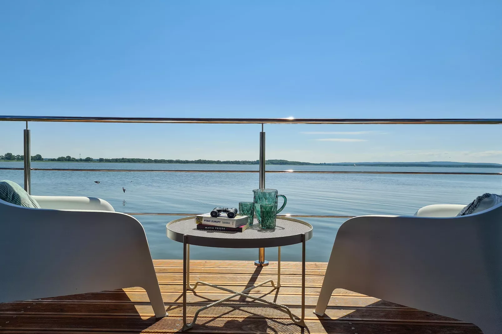 Domek na wodzie dla 4 osób - Terrasbalkon