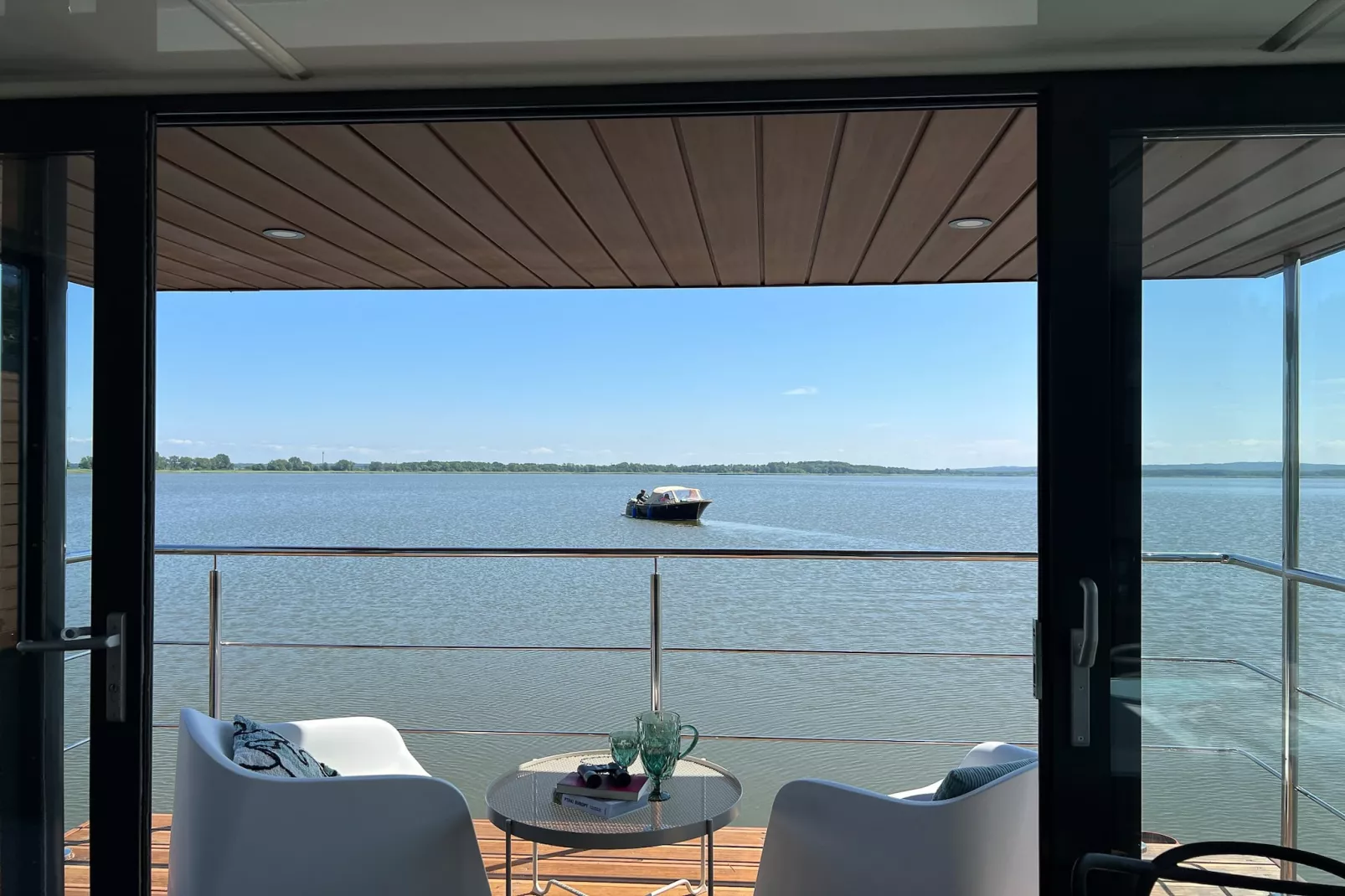Domek na wodzie dla 3 osób - Uitzicht zomer