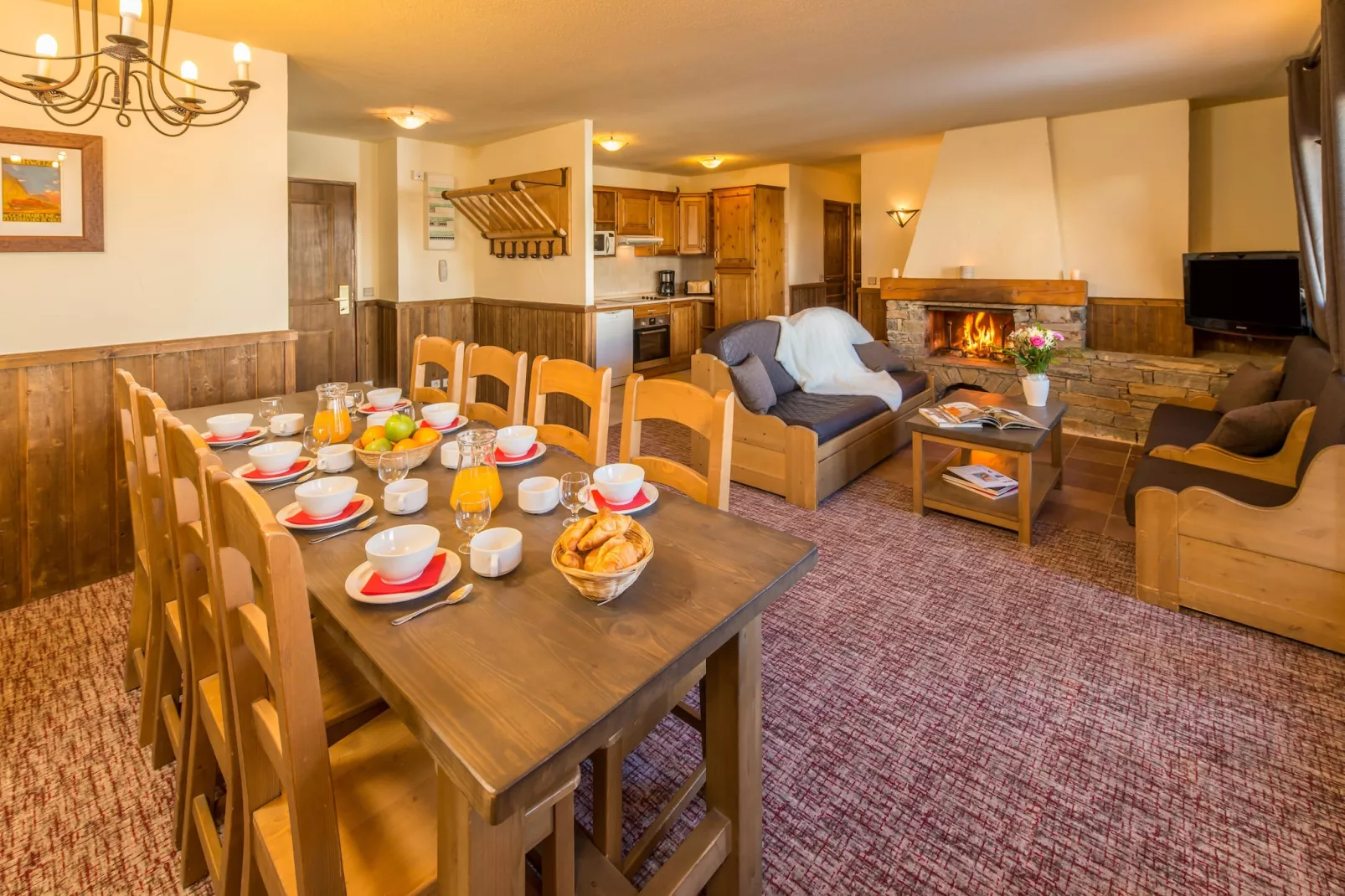 Chalet Altitude Arc 2000 4 - Woonkamer