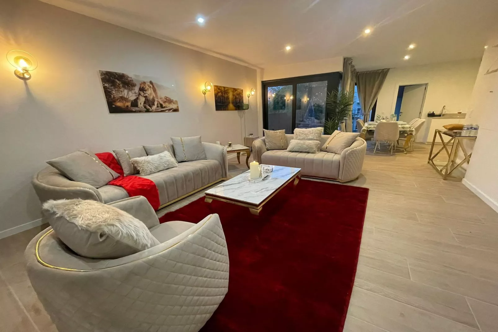 One Lux Stay 2BR/2BA Antwerp near Central Station - Woonkamer