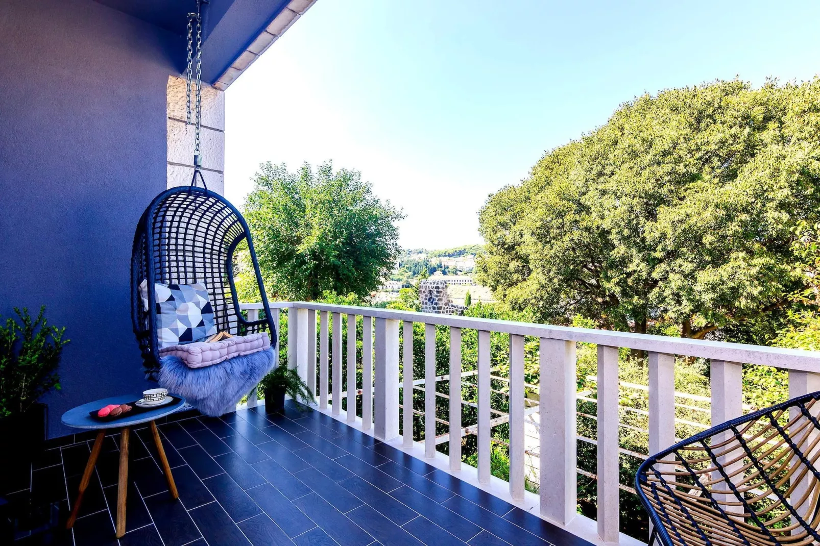 Villa Rustic stone - Terrasbalkon