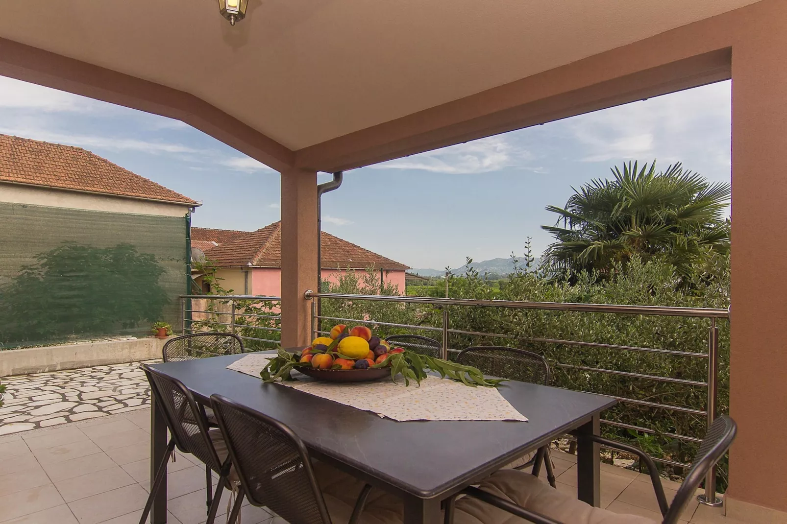 Holiday Home Vele with pool - Terrasbalkon