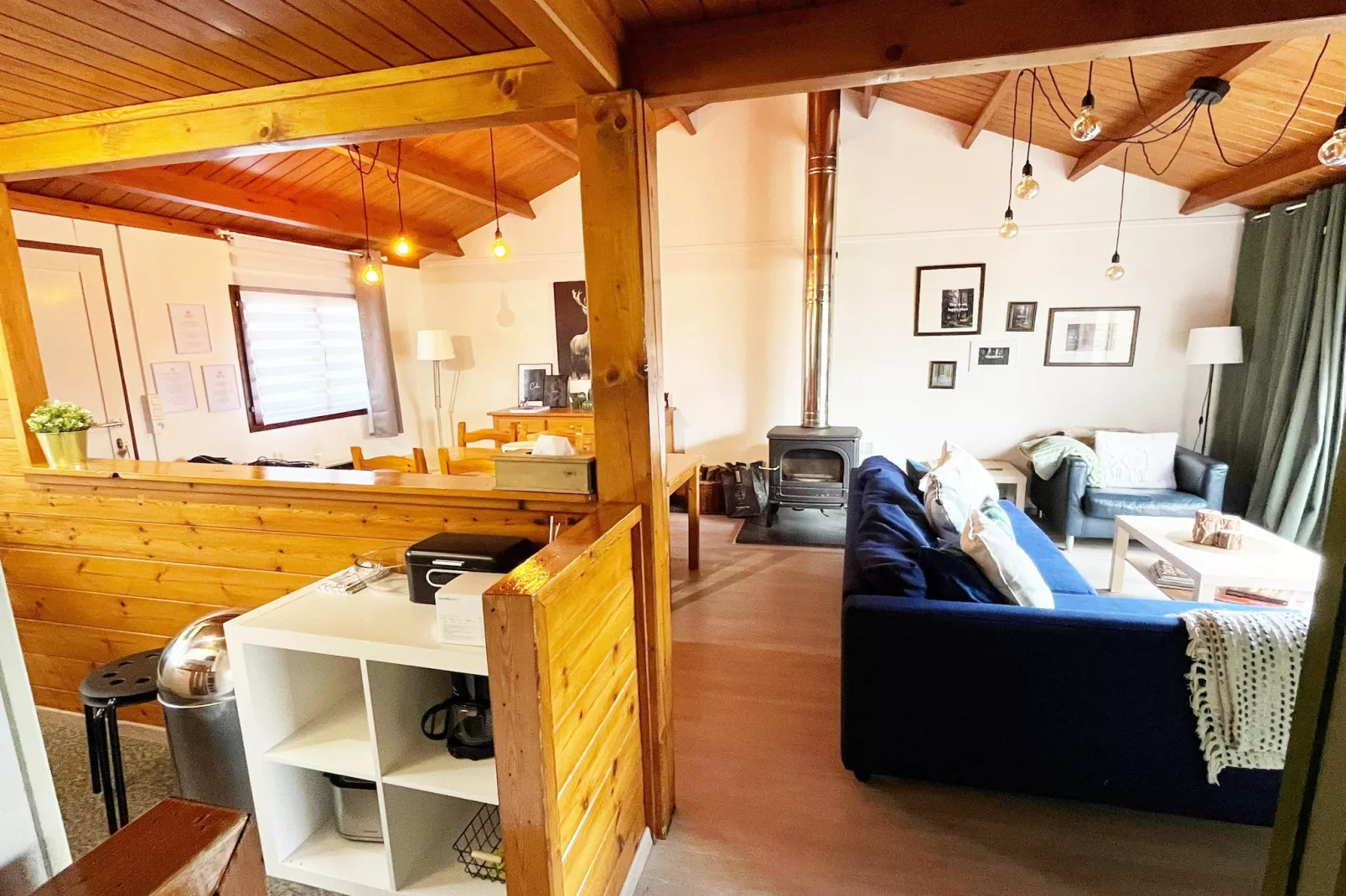 Chalet du temps suspendu - Woonkamer