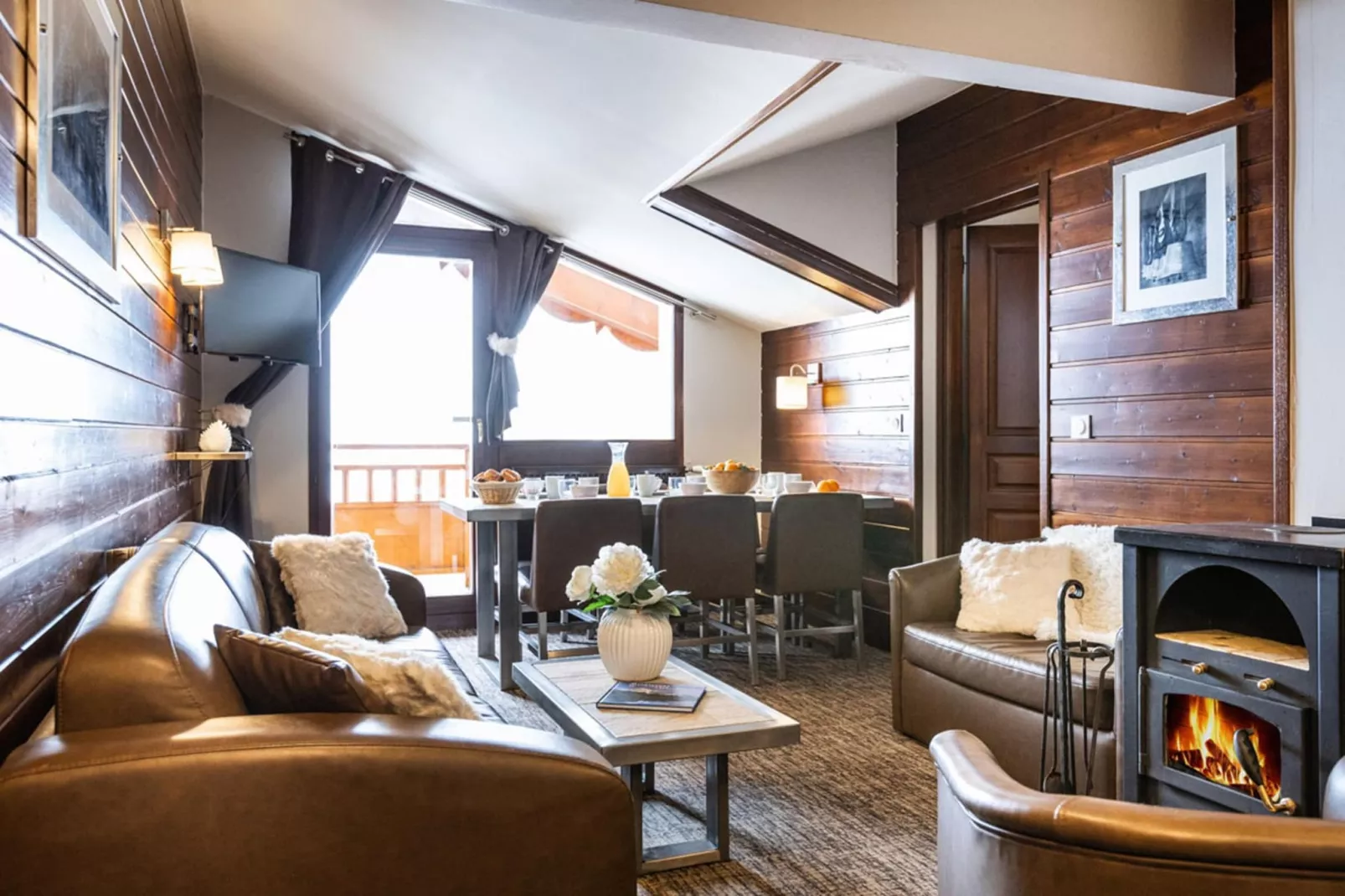 Chalet Altitude Val 2400 3 - Woonkamer