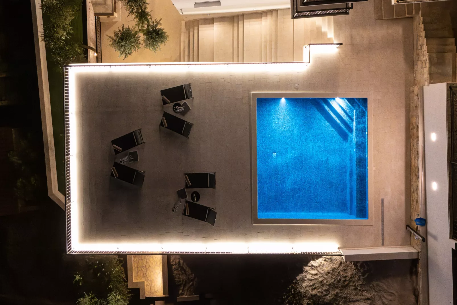 Villa La Fortezza with sea view - Zwembad
