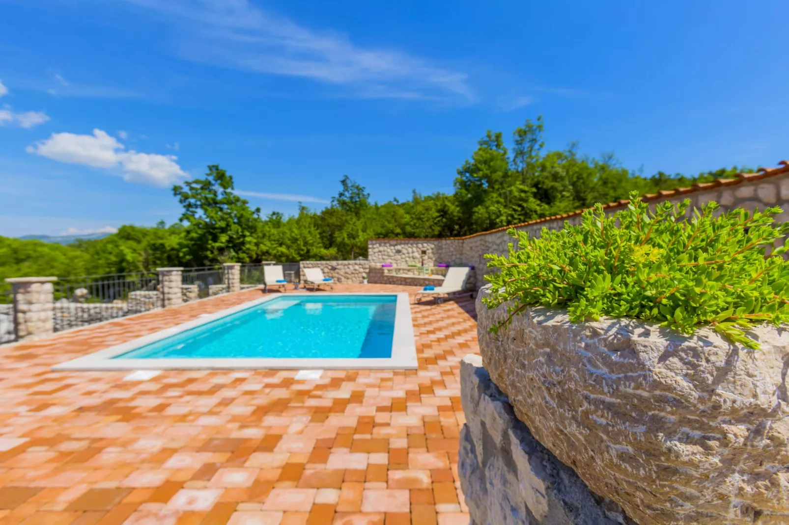 Rustic Villa Fragola with heated pool - Zwembad