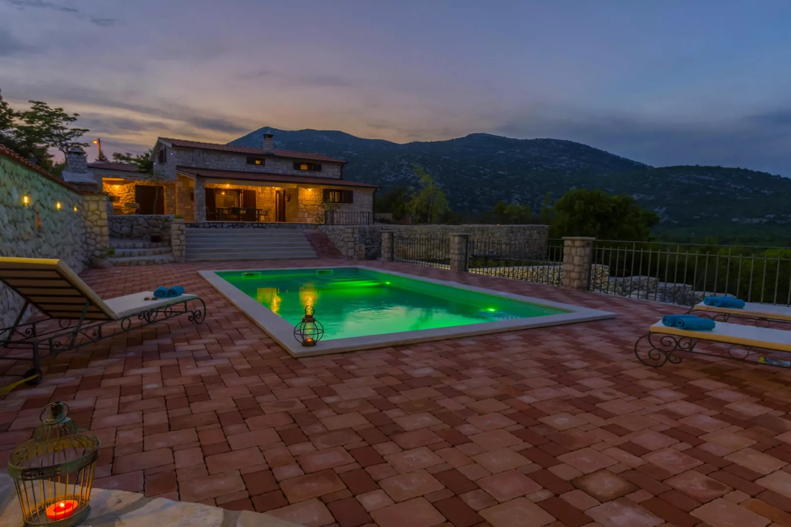 Rustic Villa Fragola with heated pool - Zwembad