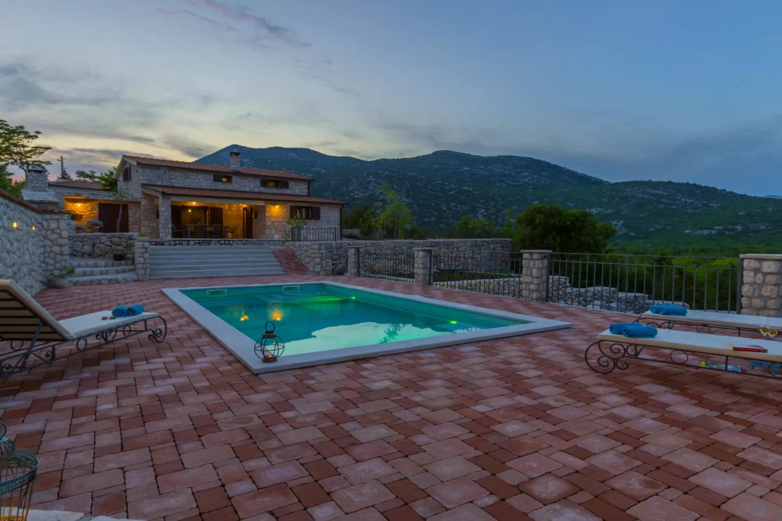 Rustic Villa Fragola with heated pool - Zwembad