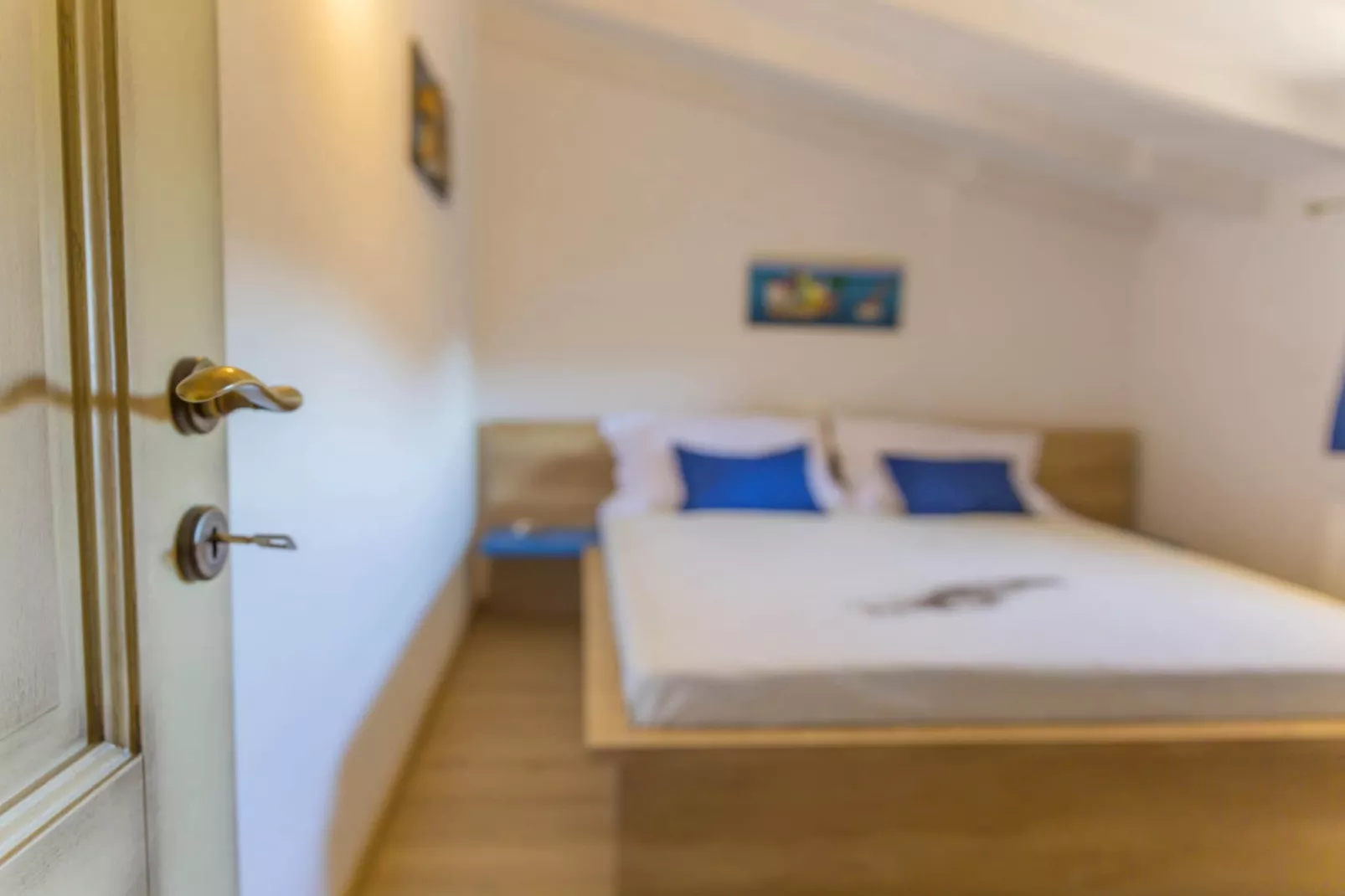 Rustic Villa Fragola with heated pool - Slaapkamer