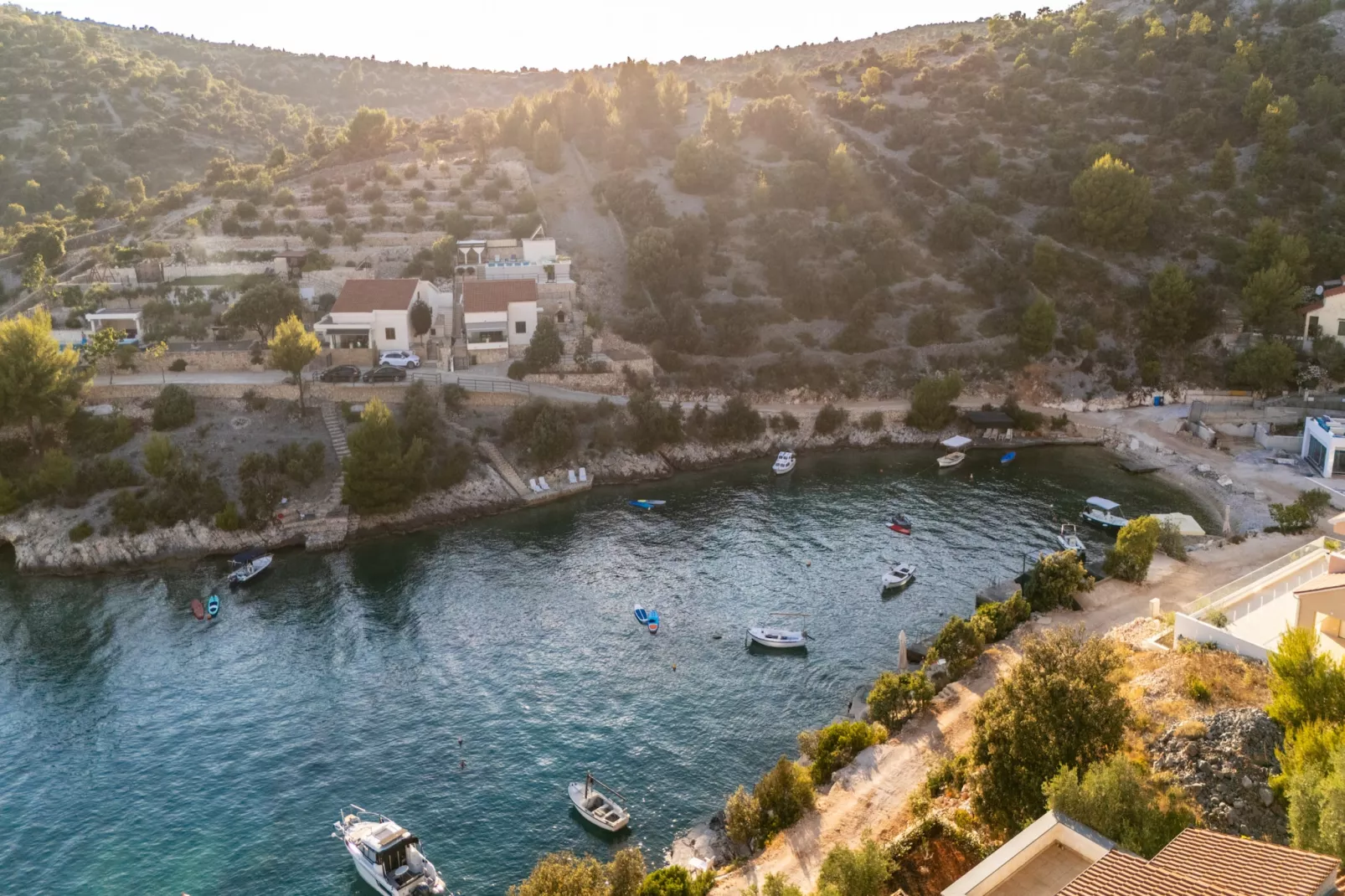 Villa La Fortezza with sea view - Buitenlucht