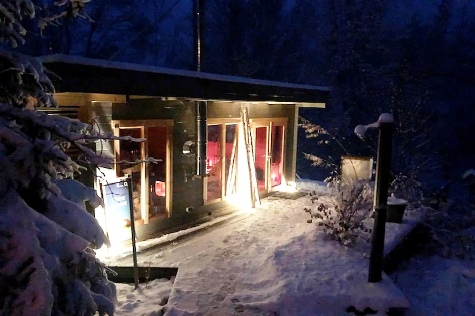 Modernes FERIENHAUS ALLRODE mit Wellness - Exterieur winter