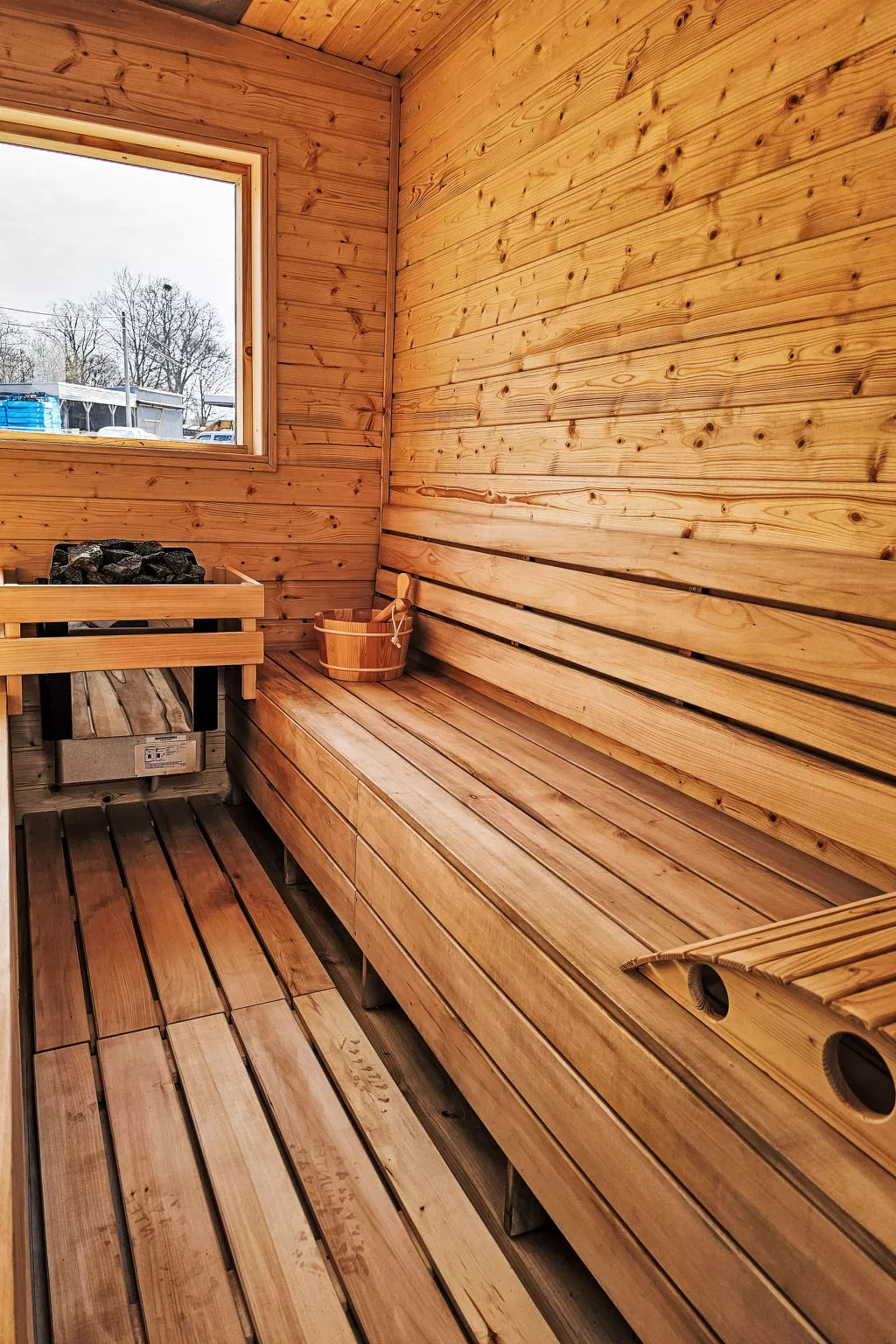 Ganzjährig bewohnbares Ferienhaus - grün - Buiten