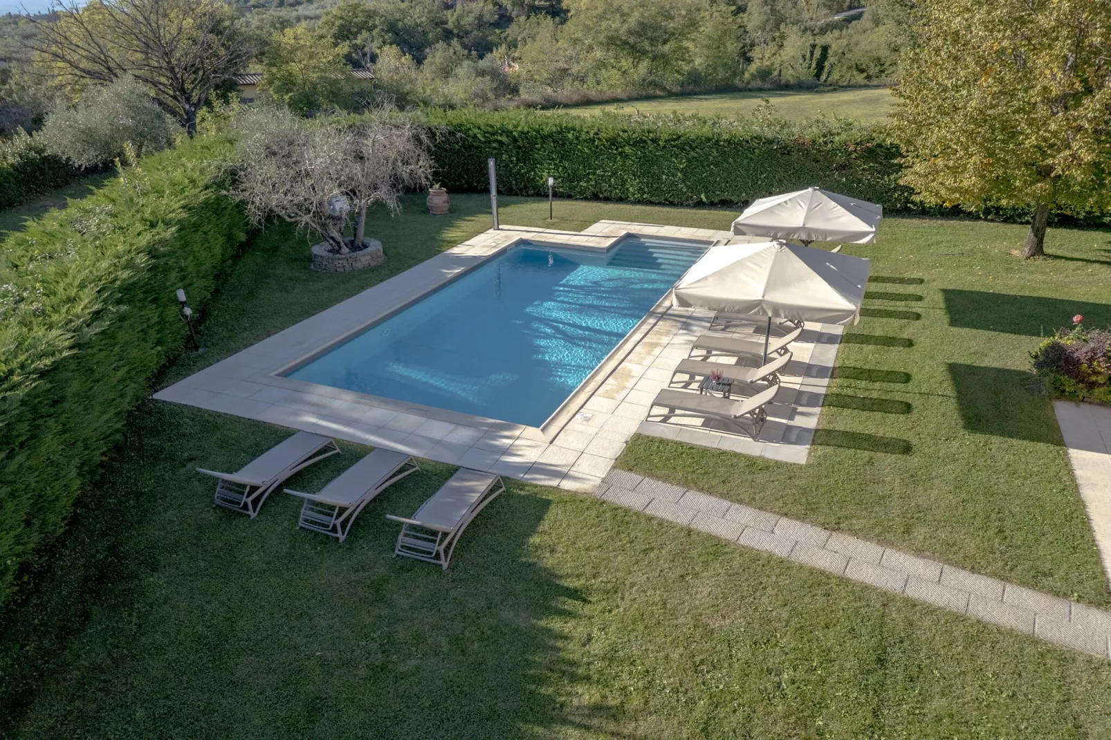 Villa a Loro Ciuffenna - Zwembad