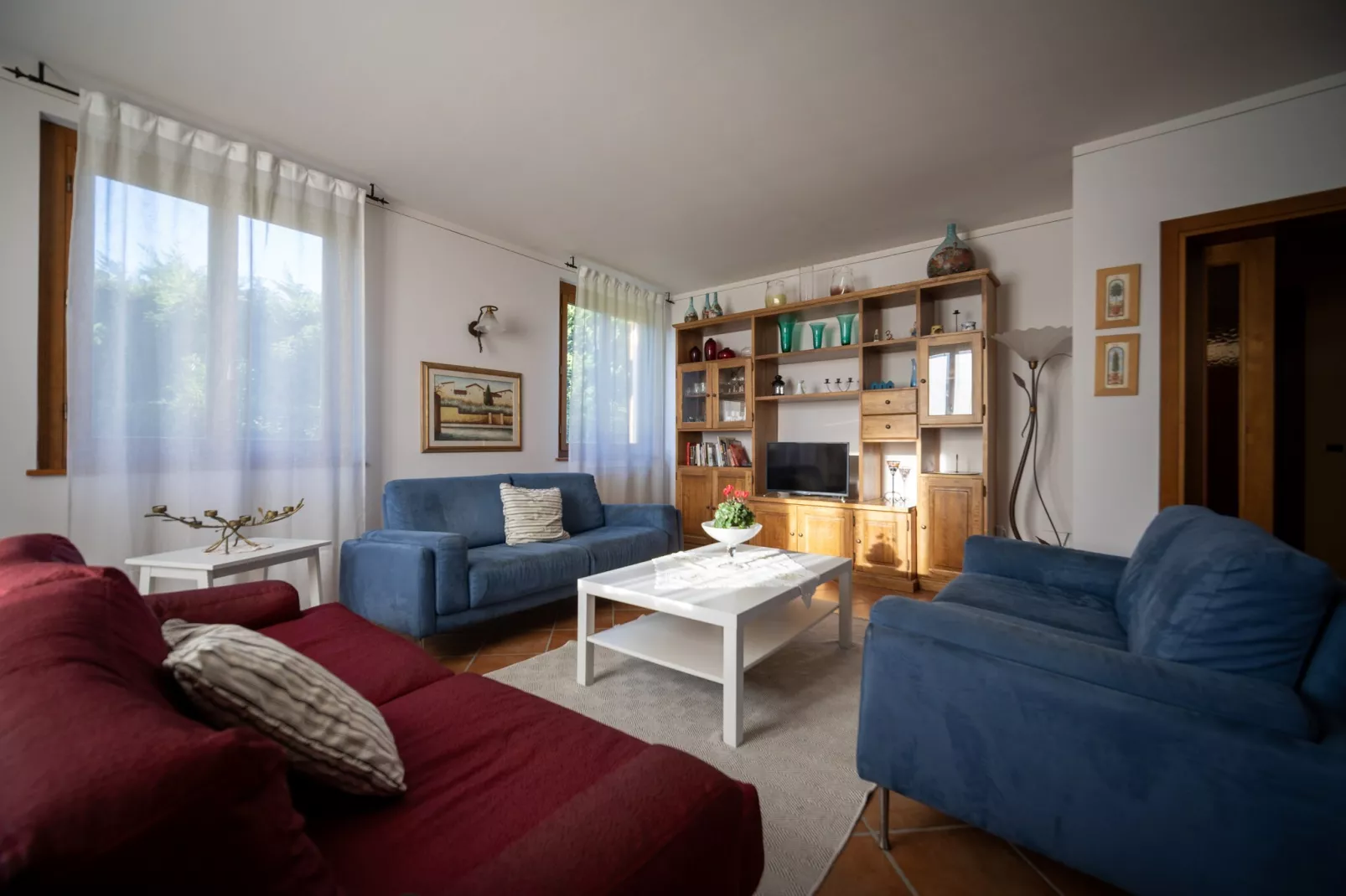 Villa a Loro Ciuffenna - Woonkamer