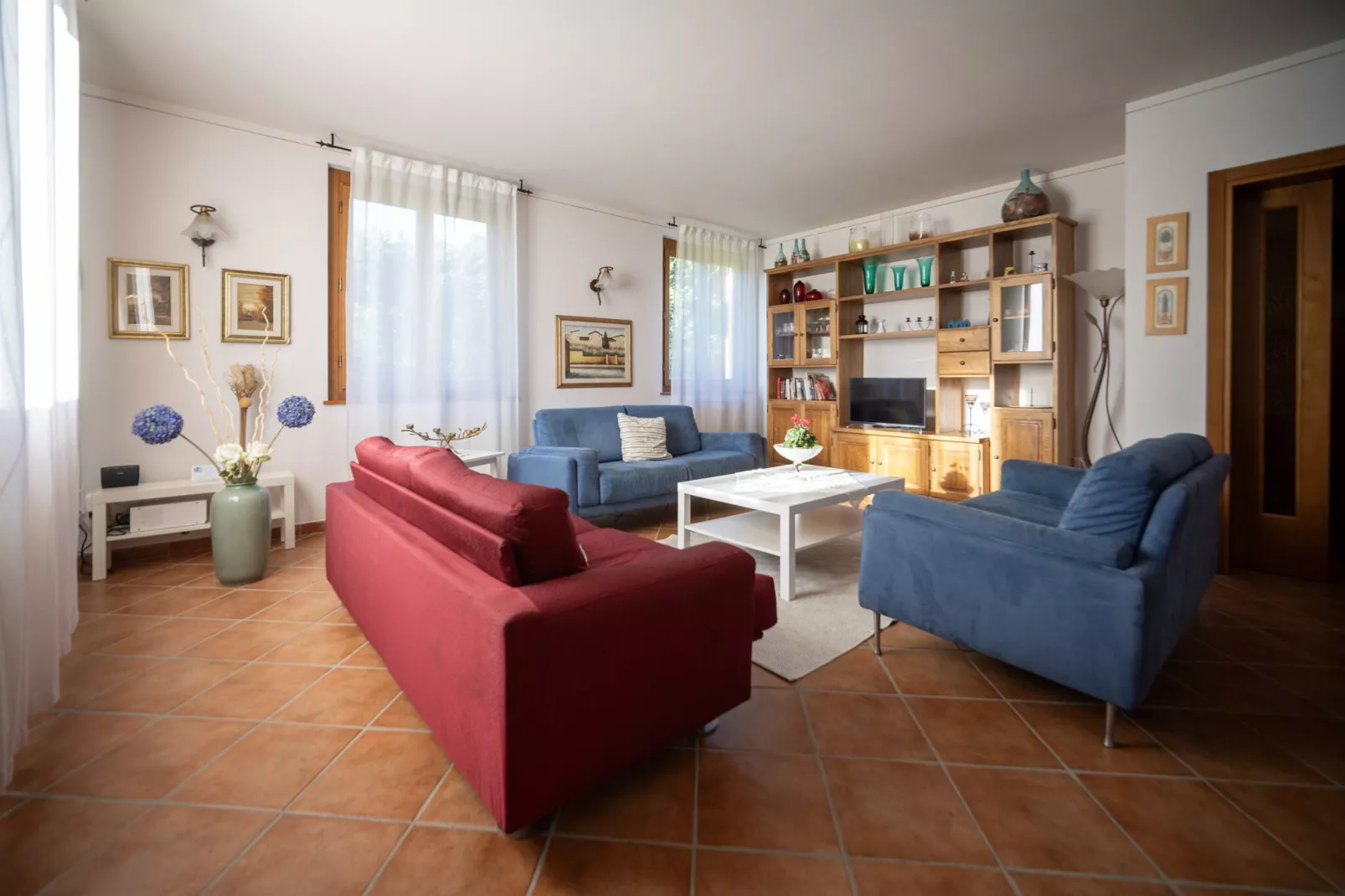 Villa a Loro Ciuffenna - Woonkamer