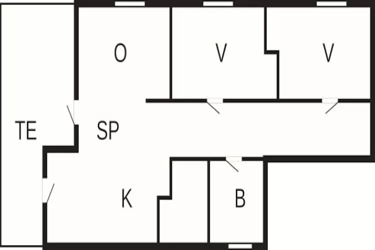 4 persoons vakantie huis in Skagen - Plattegrond
