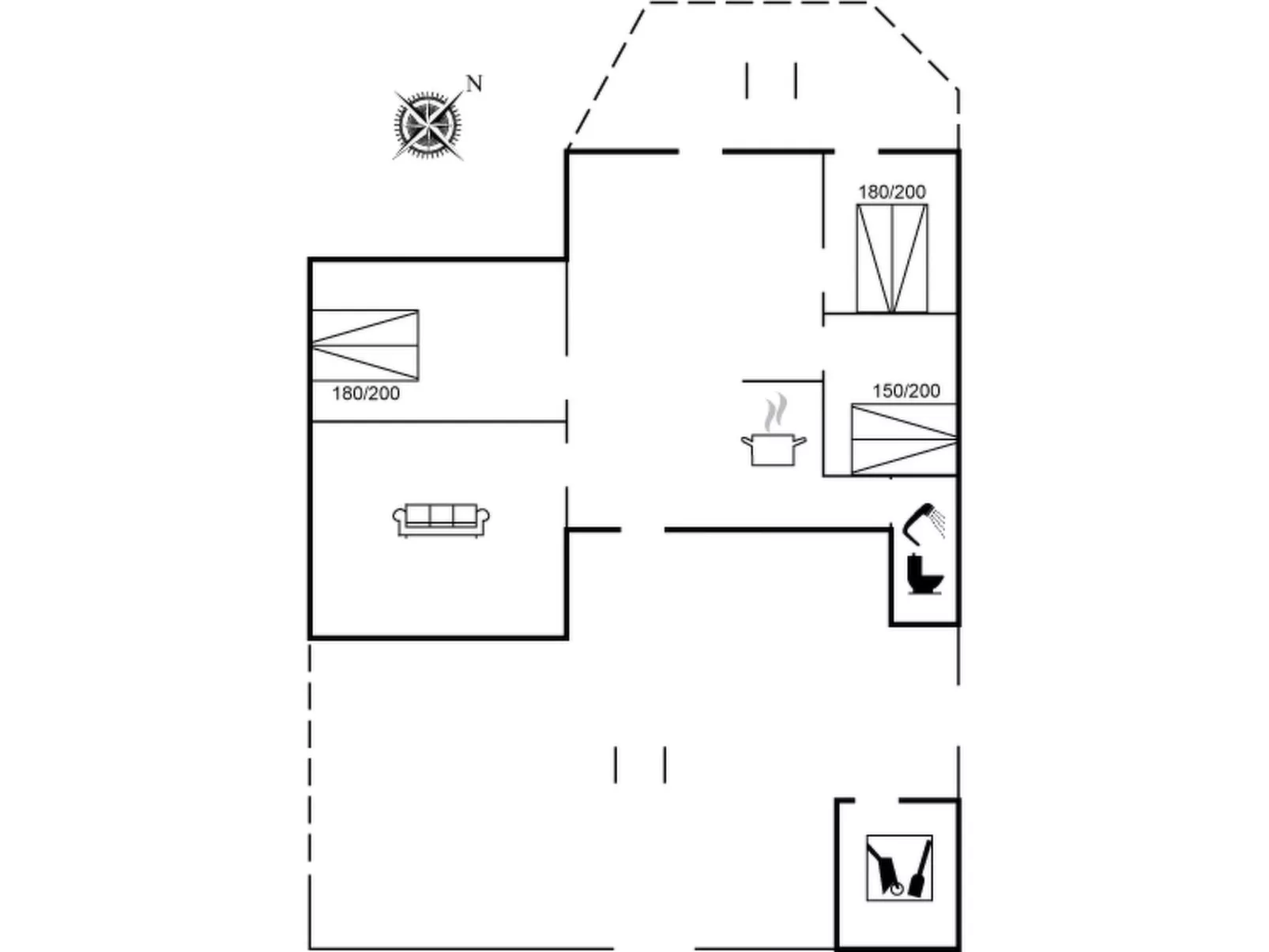 "Aida" - 400m from the sea