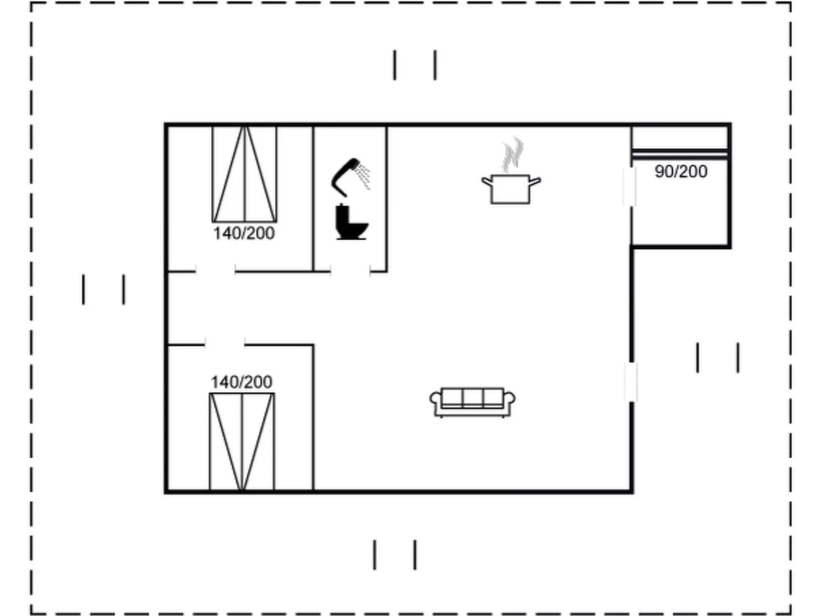 "Jytte" - 800m to the fjord