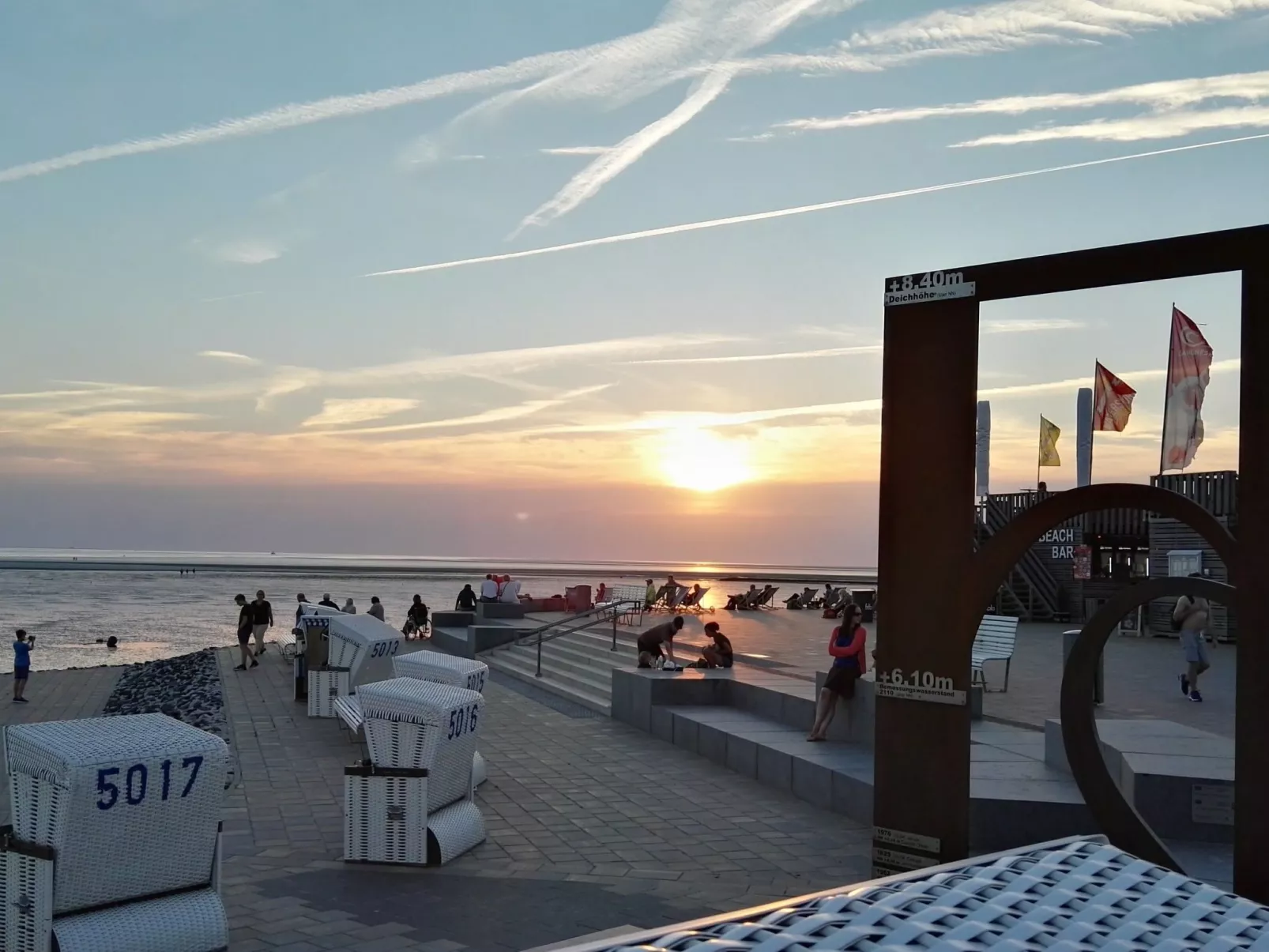 Haus Meeresbrise Wohn.Nr. 8 mit Balkon - Buiten