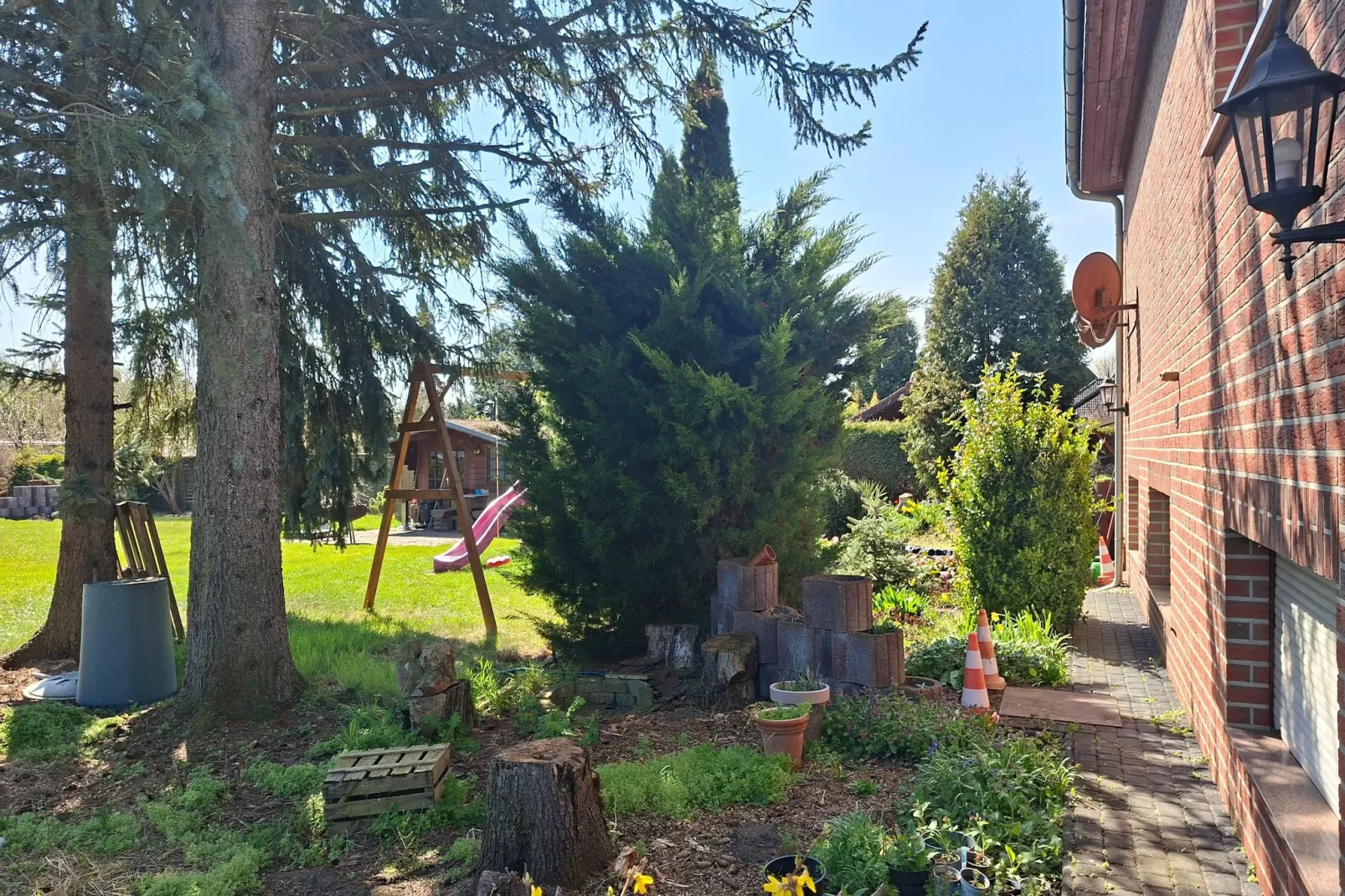Ferienwohnung OG Staßfurt Schnittke - Buitenkant zomer
