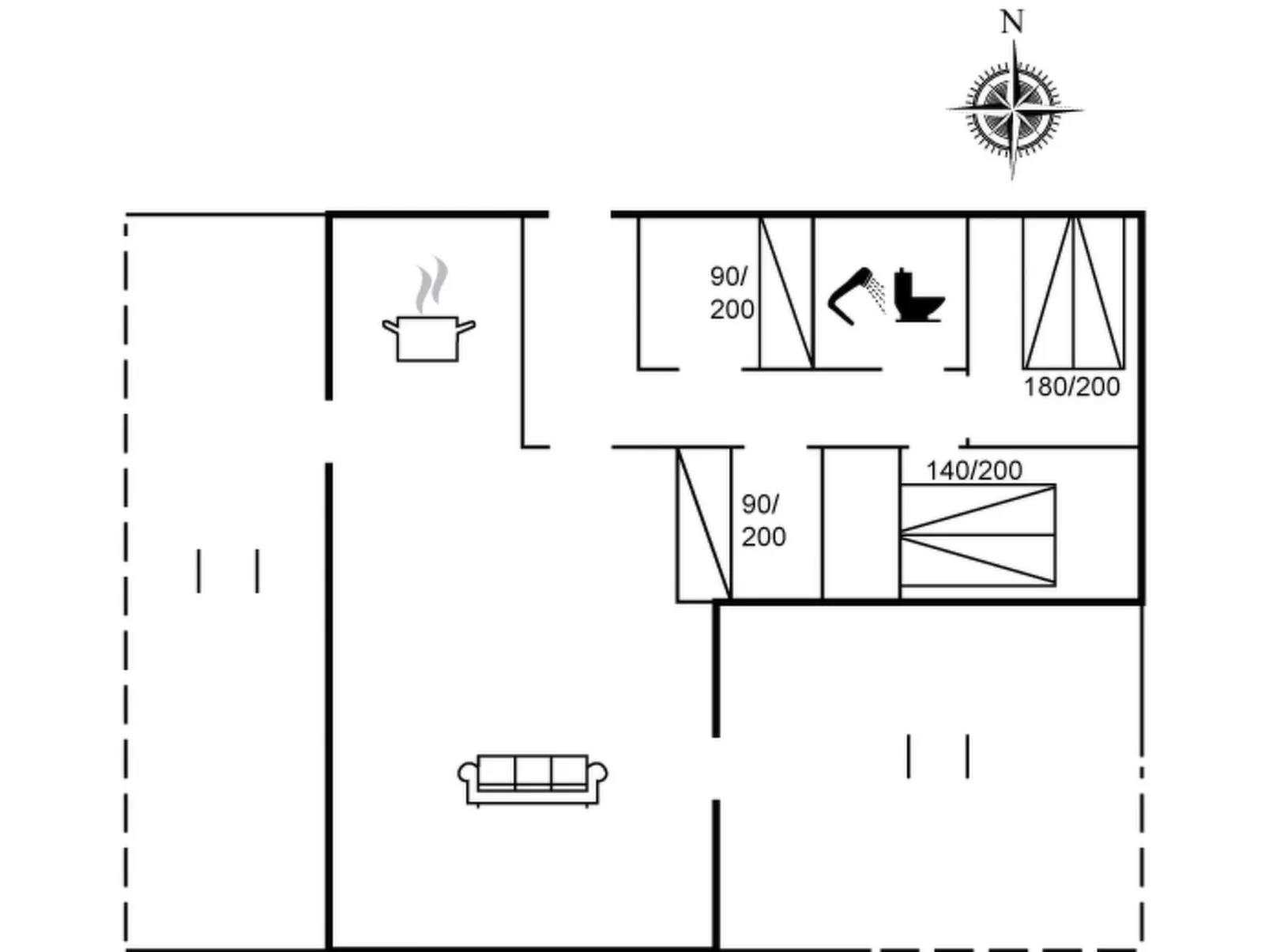 "Halfdan" - 1.1km from the sea